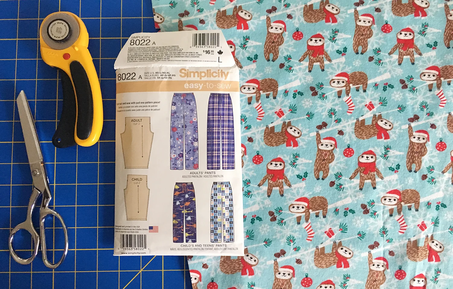 Cozy Pajamas Simplicity 8022 Fresh Lemons Quilts